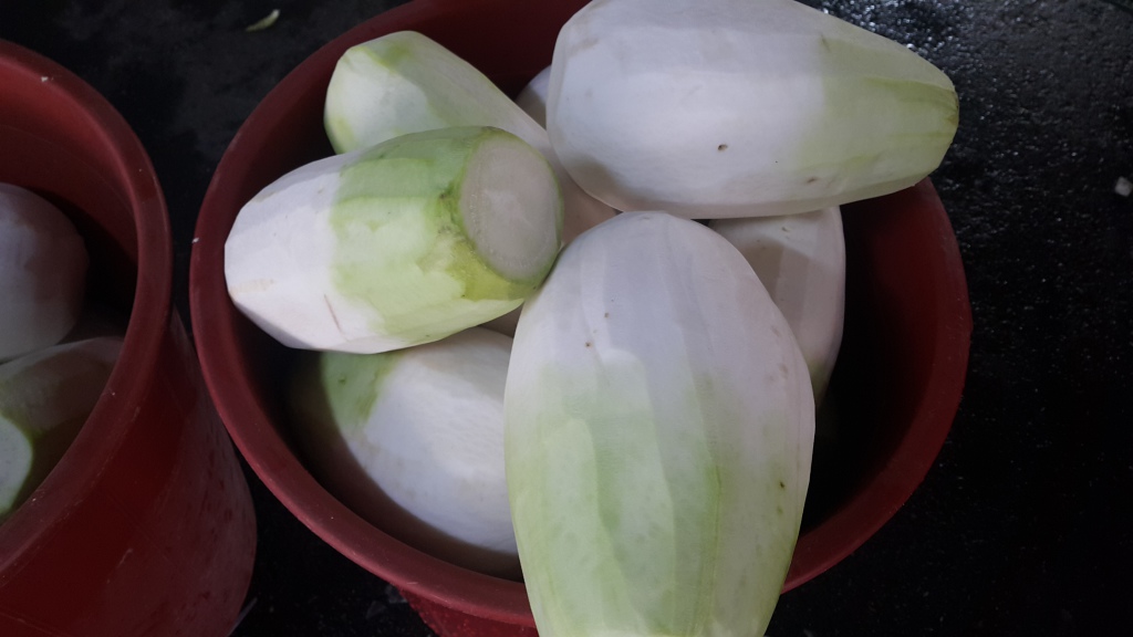 매달 1번씩 깍두기 만드는 날